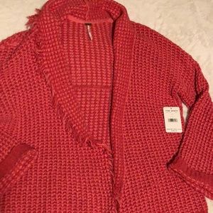 Free people open cardigan brand new with tags
